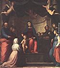 Catherine Canvas Paintings - The Marriage of St Catherine of Siena
